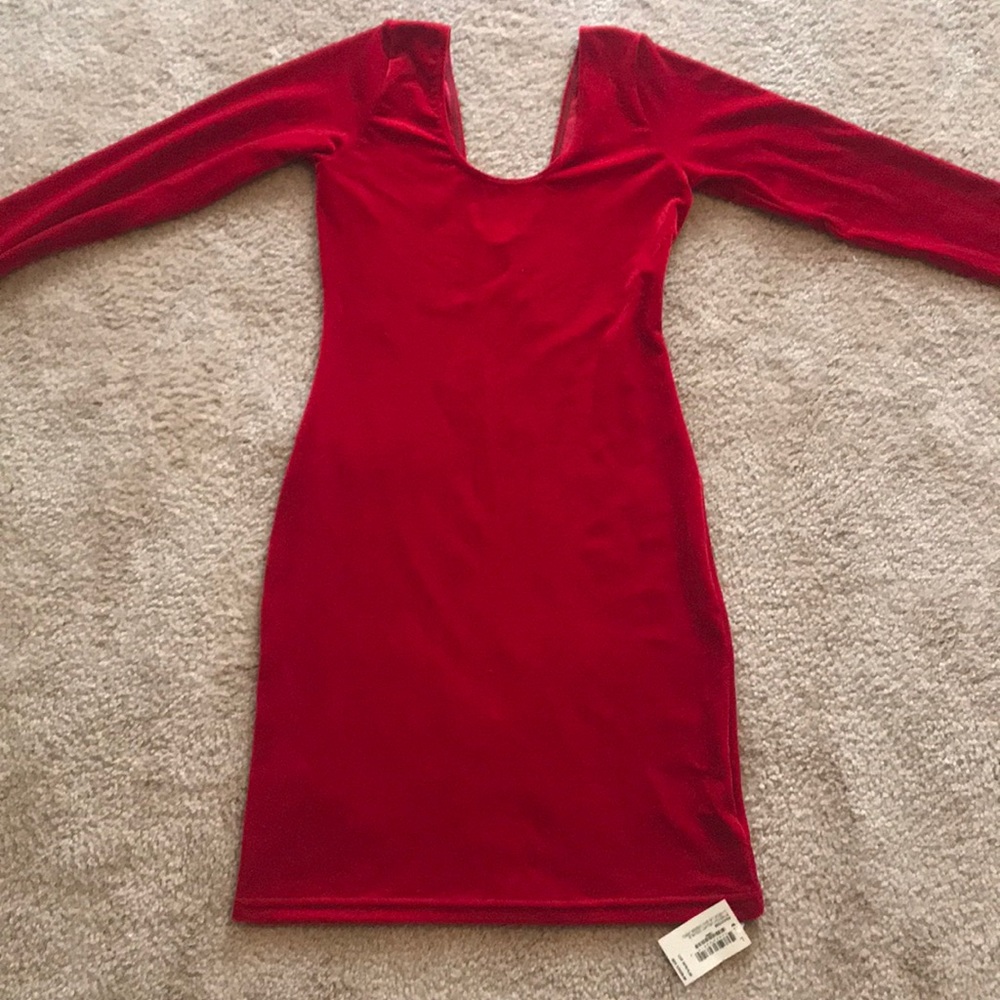 American apparel velvet dress